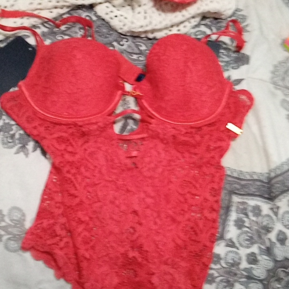 Lace teddy